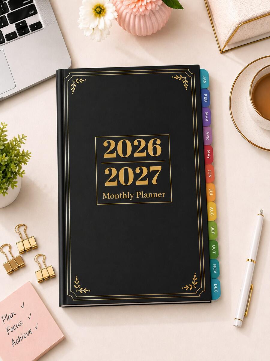 BUBU 2027 planer, knjiga za planiranje sa nedeljnim i mesečnim rasporedom