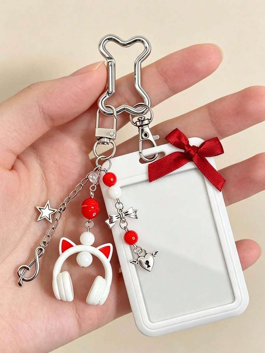 Sjajni držač za ID karticu sa kristalima