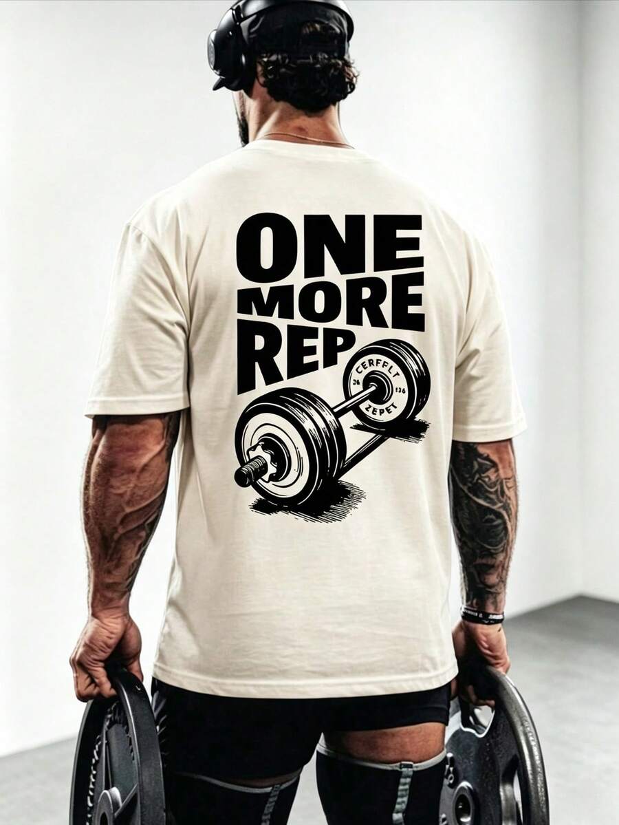Muška majica kratkih rukava sa štampom "One More Time"