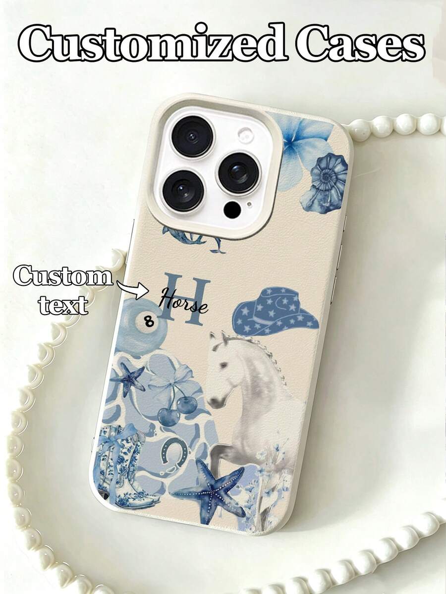 Futrola za telefon sa dizajnom  konja, kompatibilna sa 17 Pro Max/17 Air/16E/16 Pro Max/15/14 Plus/13/12/11, S24/20 Ultra/A52S/A31 A21S/A13/A05S, Note 13 Pro Plus/Note 10/Note 12C/Note 13C,