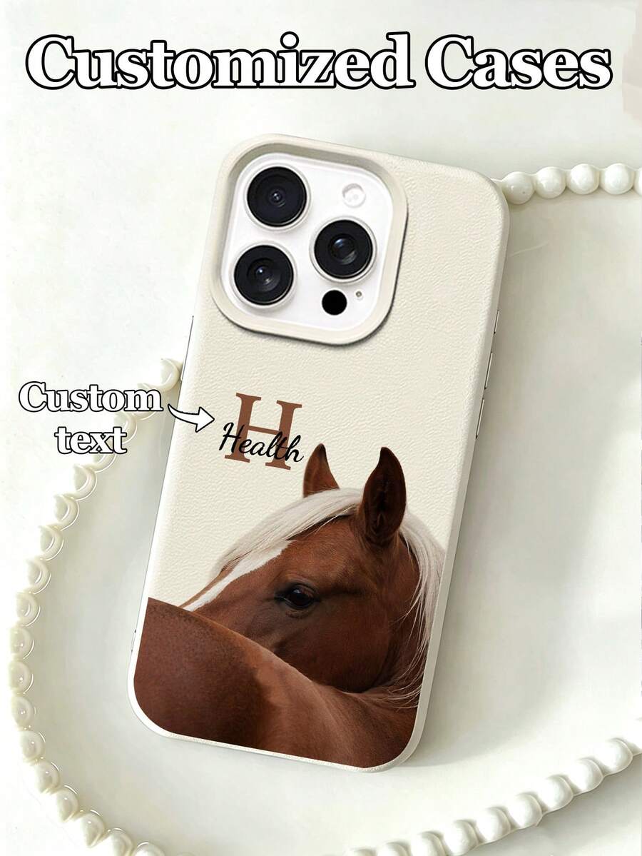 Futrola za telefon sa dizajnom  konja, kompatibilna sa 17 Pro Max/17 Air/16E/16 Pro Max/15/14 Plus/13/12/11, S24/20 Ultra/A52S/A31 A21S/A13/A05S, Note 13 Pro Plus/Note 10/Note 12C/Note 13C,