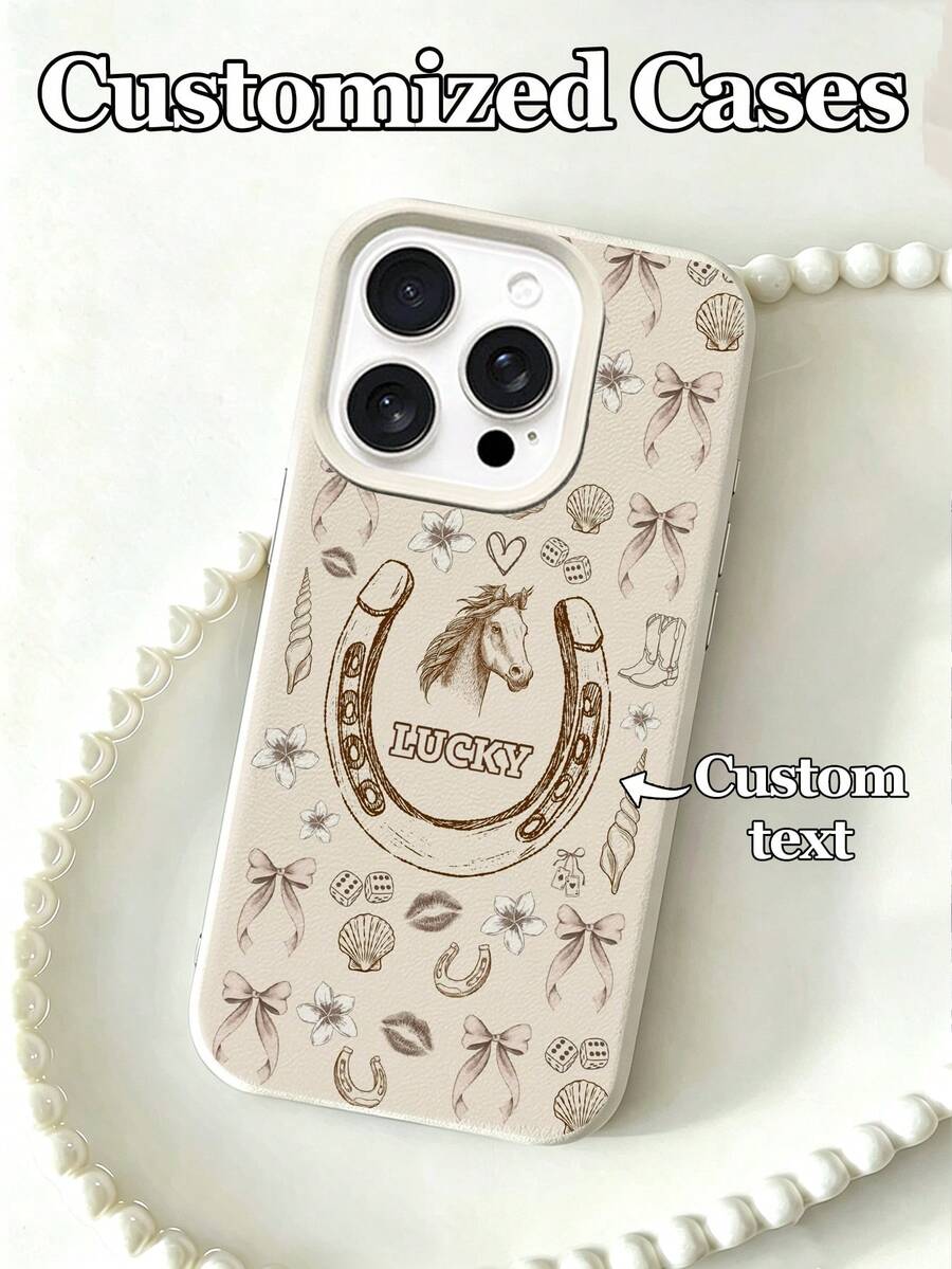 Futrola za telefon sa dizajnom  konja, kompatibilna sa 17 Pro Max/17 Air/16E/16 Pro Max/15/14 Plus/13/12/11, S24/20 Ultra/A52S/A31 A21S/A13/A05S, Note 13 Pro Plus/Note 10/Note 12C/Note 13C,