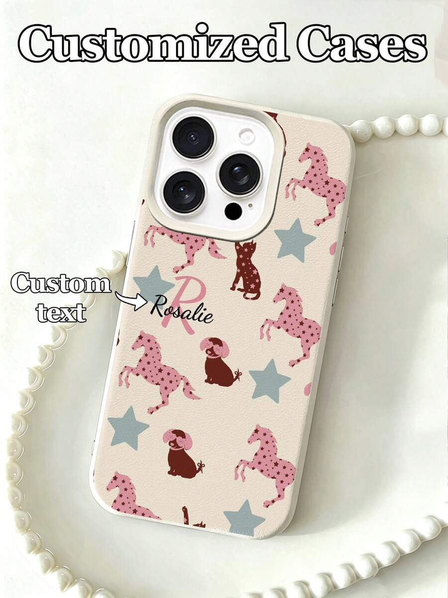 Futrola za telefon sa dizajnom  konja, kompatibilna sa 17 Pro Max/17 Air/16E/16 Pro Max/15/14 Plus/13/12/11, S24/20 Ultra/A52S/A31 A21S/A13/A05S, Note 13 Pro Plus/Note 10/Note 12C/Note 13C,