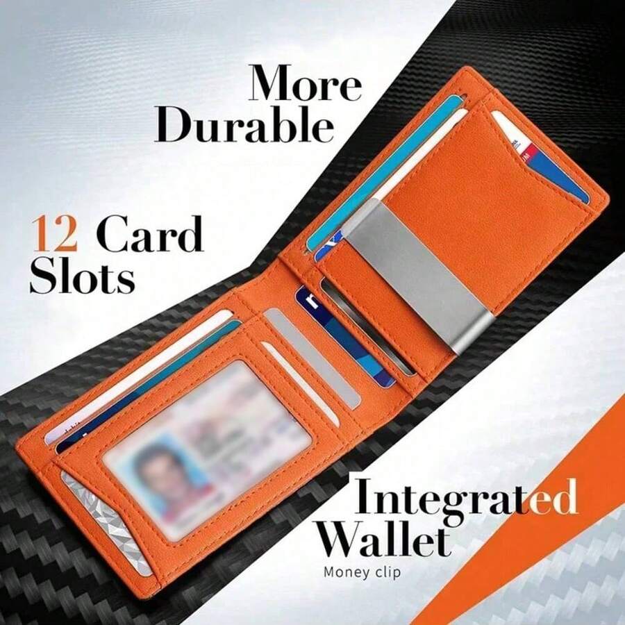 Muški novčanik od karbonskih vlakana sa RFID zaštitom, luksuznog stila