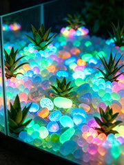 50/100/200 kom fluorescentnih svetlećih šarenih dekorativnih kamenčića