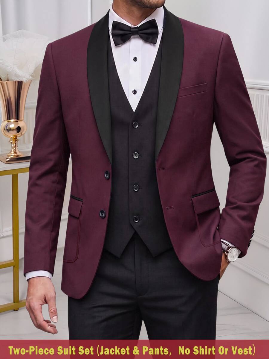 Muški set od sakoa i pantalona, slim fit, klasičan luksuzni stil, formalni, Old Money