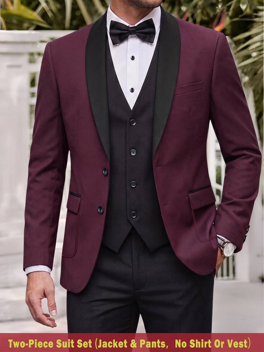 Muški set od sakoa i pantalona, slim fit, klasičan luksuzni stil, formalni, Old Money