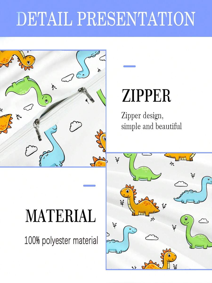 Set za posteljinu sa jorganom  plavi print Monster Truck