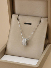 Luksuzna kristalna ogrlica od nerđajućeg čelika sa sjajnim detaljima za žene