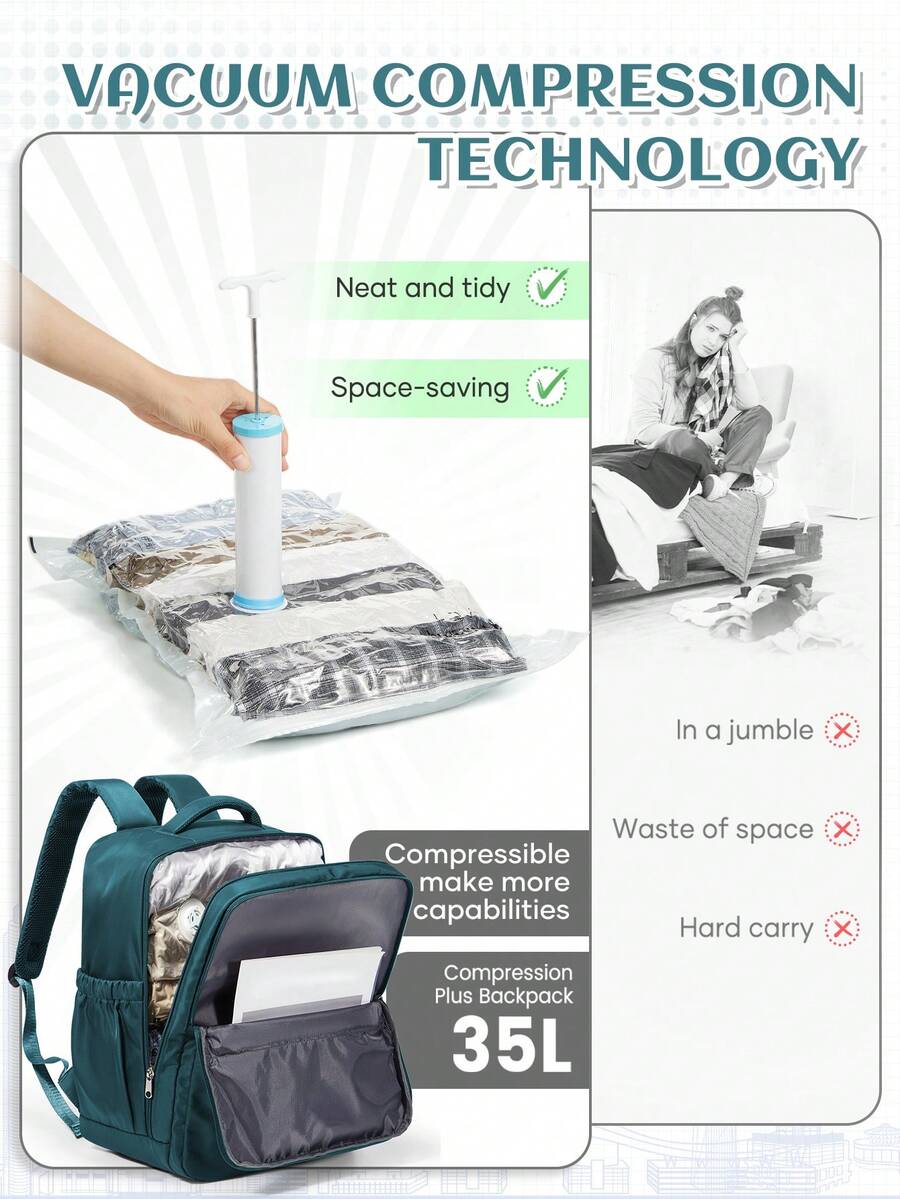Putni ranac velikog kapaciteta odgovara za laptop 14-15.6 inča