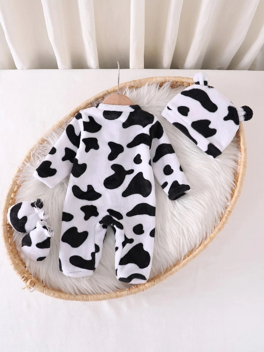 1-delni set bebi pidžama sa okruglim izrezom, dugim rukavima i dugim pantalonama