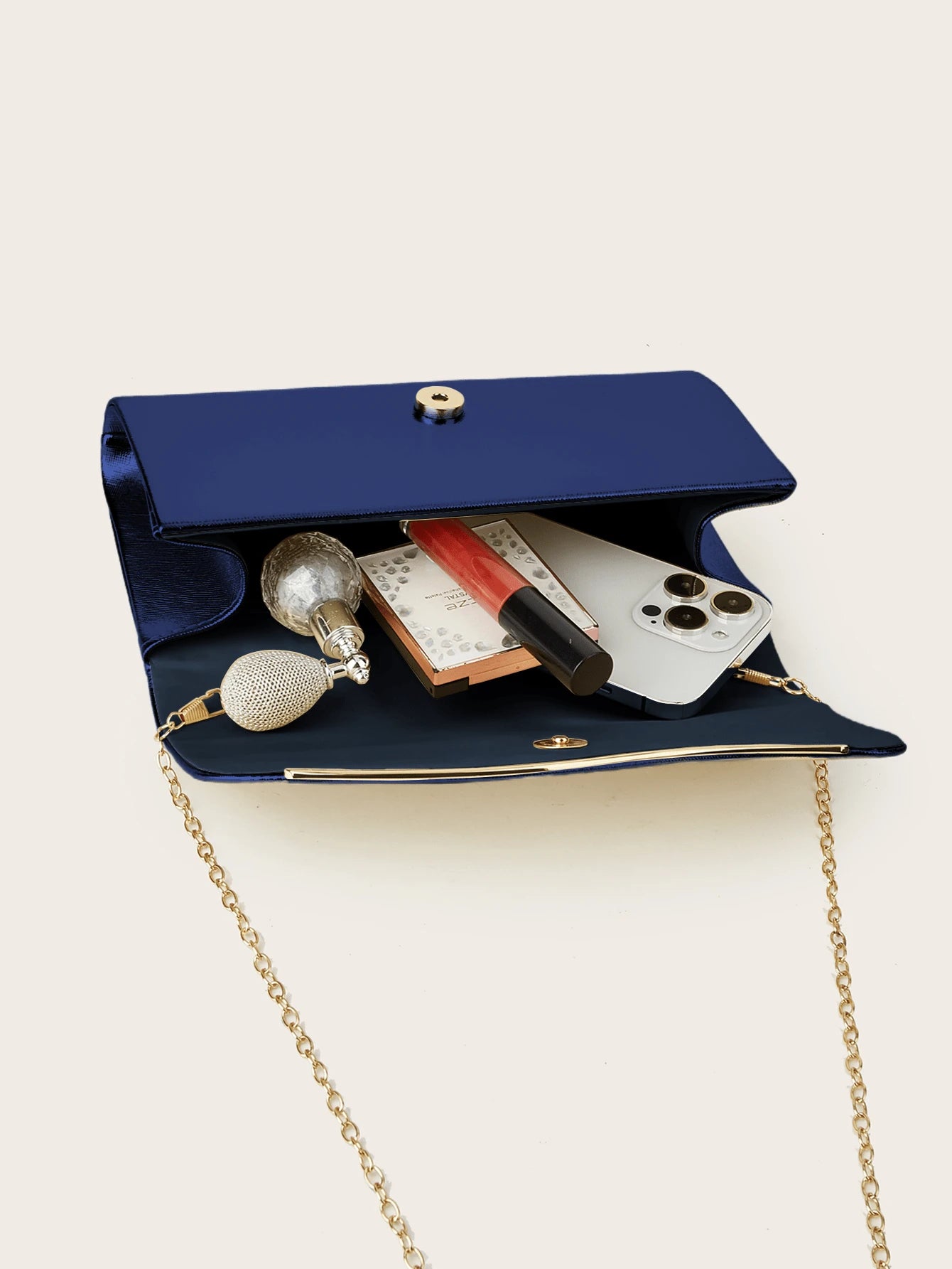 Luksuzna elegantna ženska clutch torba jednobojna