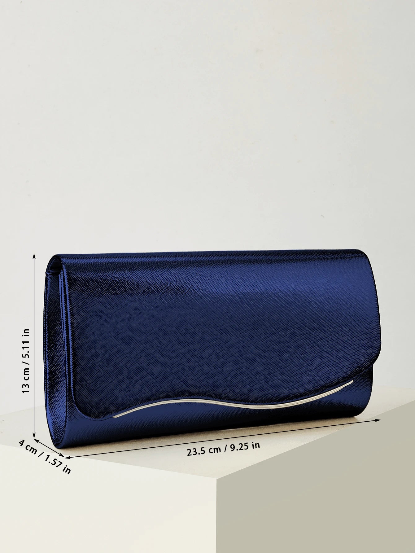 Luksuzna elegantna ženska clutch torba jednobojna