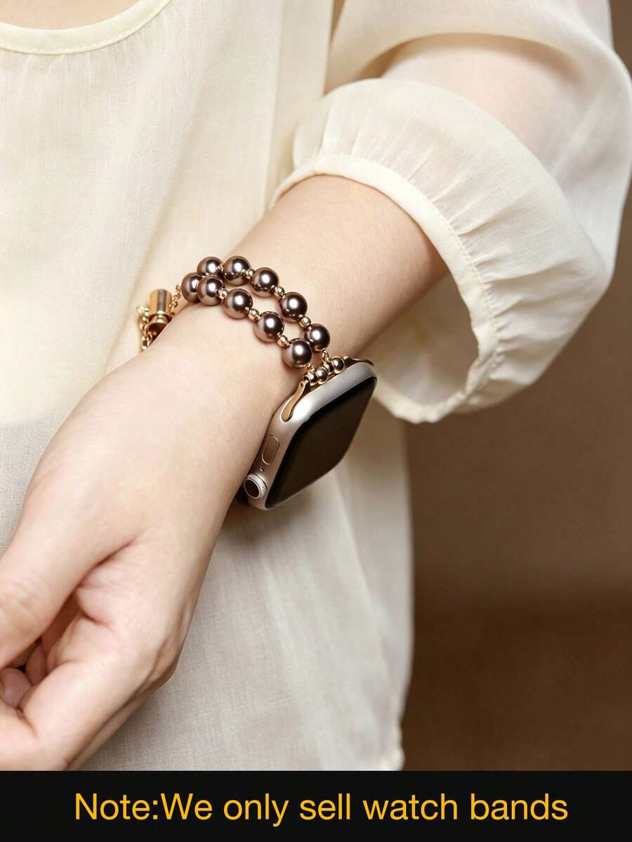 Luksuzna metalna narukvica za sat za žene u zlatnoj boji sa lancem, odgovara za 38/40/41/44/45/49/42/46 mm za Apple Watch S11/SE3/Ultra3/Ultra/SE/SE2/10/9/8/7/6/5/4/3/2/1