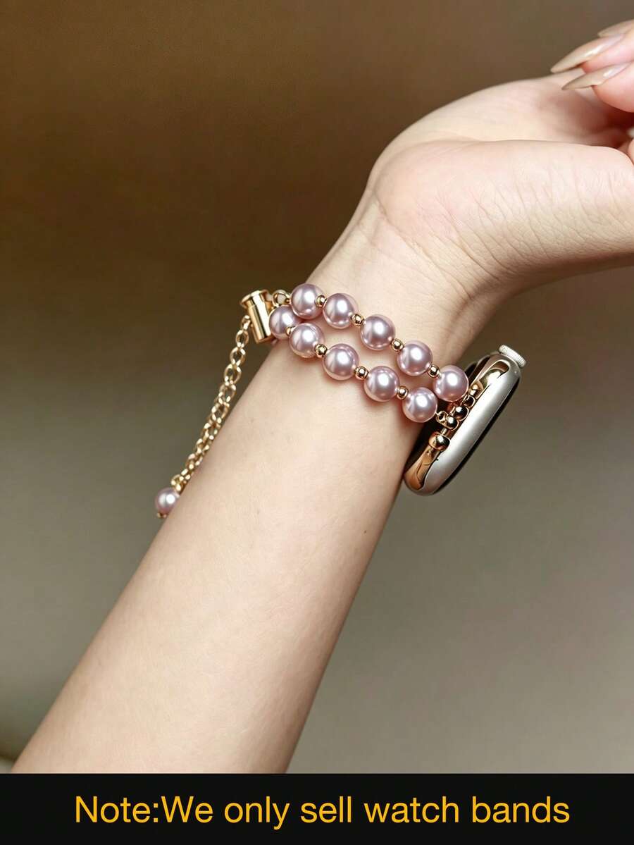 Luksuzna metalna narukvica za sat za žene u zlatnoj boji sa lancem, odgovara za 38/40/41/44/45/49/42/46 mm za Apple Watch S11/SE3/Ultra3/Ultra/SE/SE2/10/9/8/7/6/5/4/3/2/1