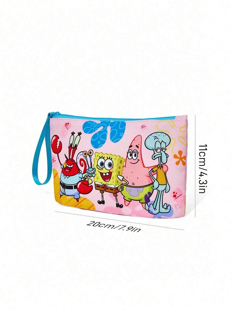 SpongeBob SquarePants  lagana kozmetička torba od RPET sa štampanim crtanim uzorkom