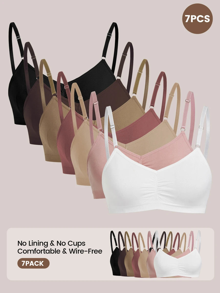 Set od 7 komada donjeg veša, udobni ležerni grudnjaci