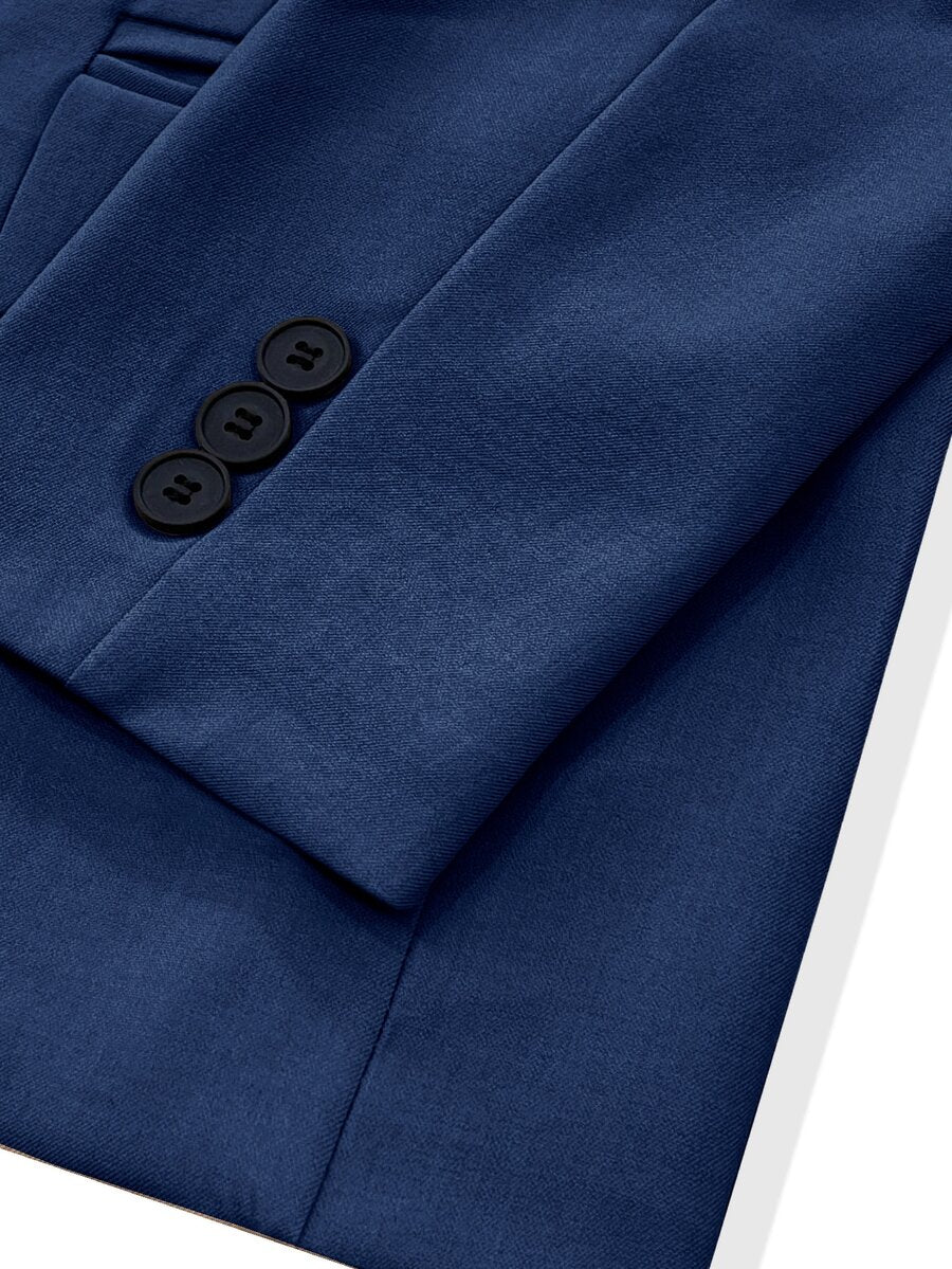 Muški set od sakoa i pantalona, slim fit, klasičan luksuzni stil, formalni, Old Money