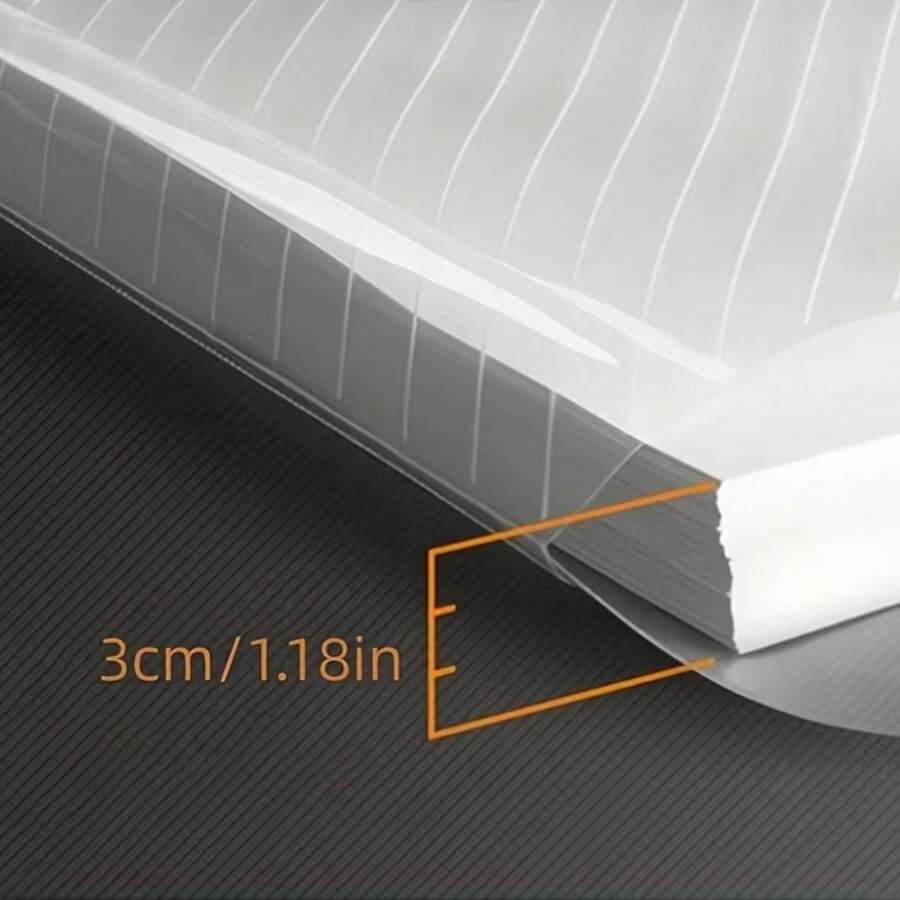 10 komada  šareni providni preklopni folder za dokumente, za A4 format