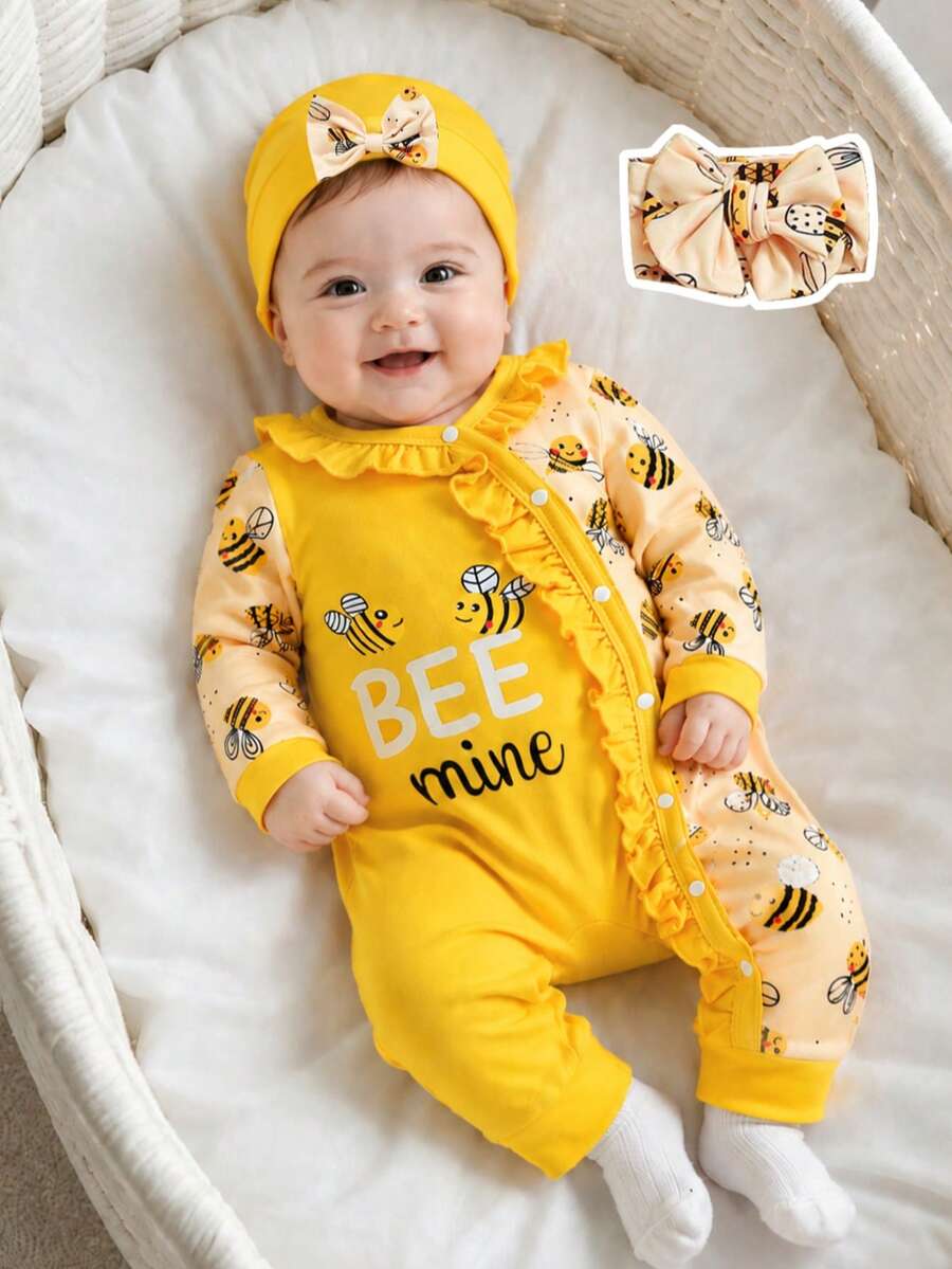 Bebi kombinezon za devojčice za jesen/zimu, roze sa leopard printom