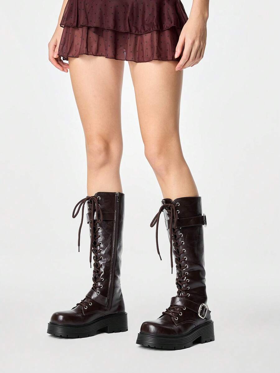 Grunge Punk Ženske modne svestrane čizme