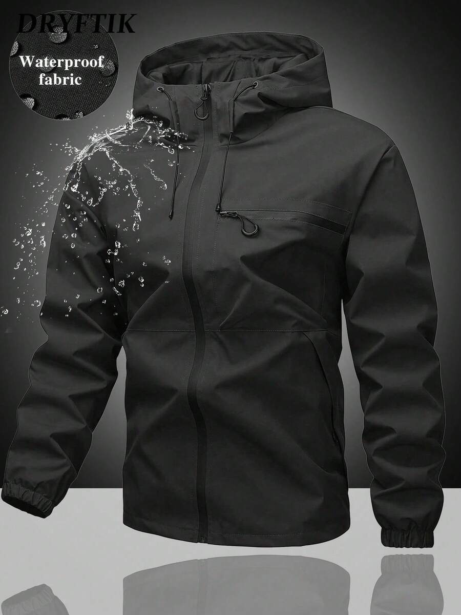 Muška softshell vetrovka sa kapuljačom i pertlama