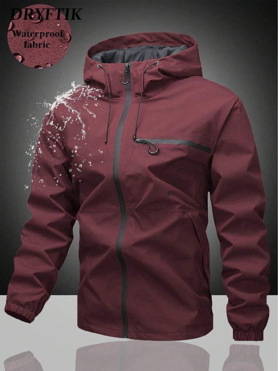 Muška softshell vetrovka sa kapuljačom i pertlama