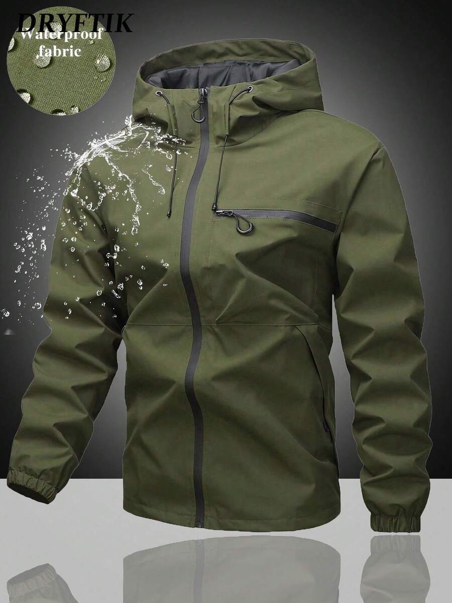 Muška softshell vetrovka sa kapuljačom i pertlama