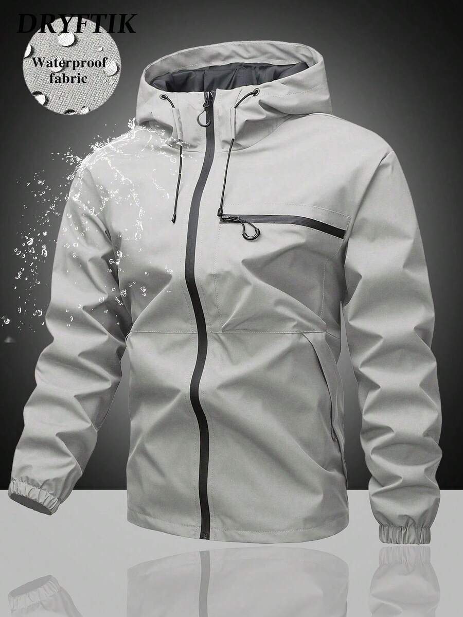 Muška softshell vetrovka sa kapuljačom i pertlama