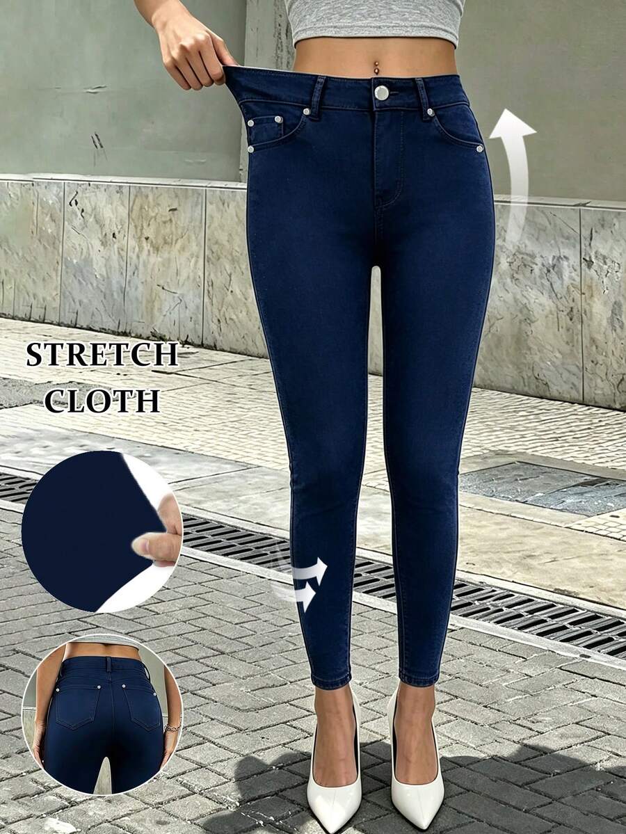 Ženske joger pantalone uskog kroja sa elastičnim manžetnama, joga sportske pantalone do gležnja, uske sa efektom podizanja zadnjice i kontrolom stomaka, poslovno-ležerni seksi stil, jesen/zima
