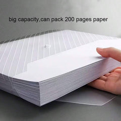 10 komada  šareni providni preklopni folder za dokumente, za A4 format