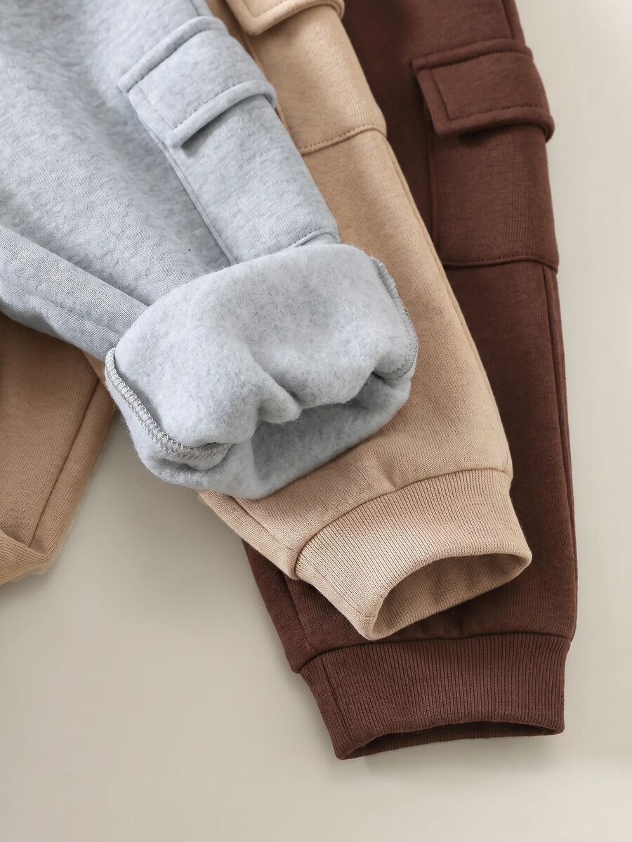 3 kom/set dečije pantalone za bebe dečaka,  ležerne, slatke, svestrane