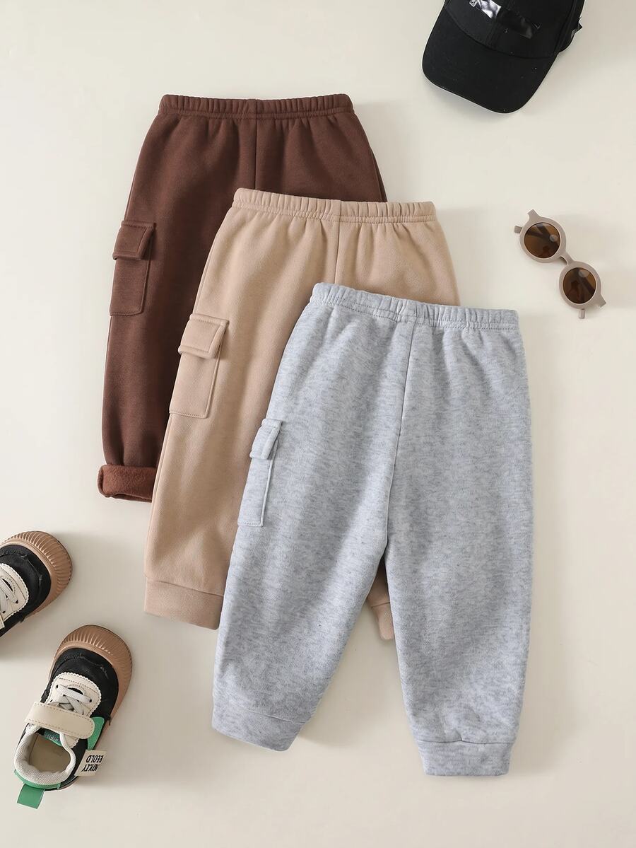 3 kom/set dečije pantalone za bebe dečaka,  ležerne, slatke, svestrane
