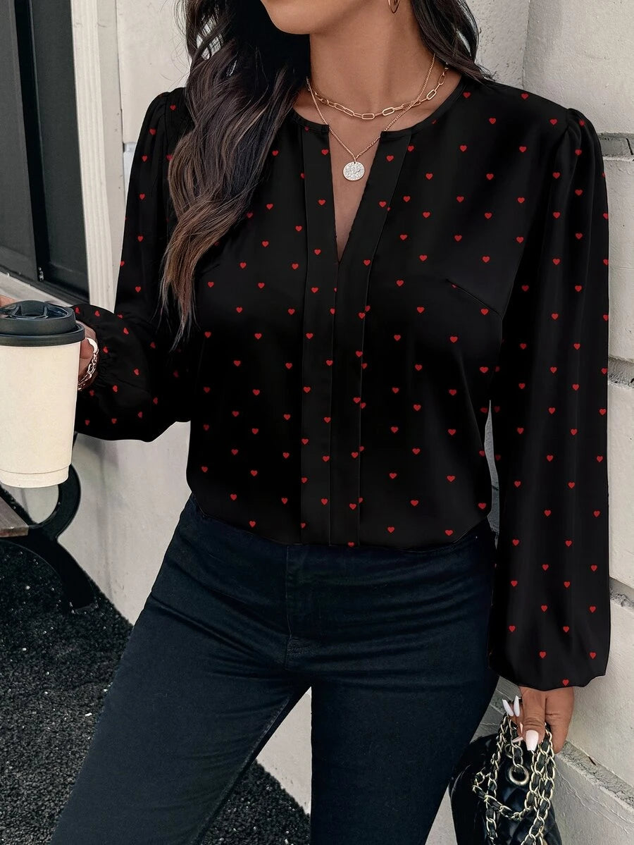 Ženska bluza plus size, elegantna, sa ombre leopard printom, puni dezen