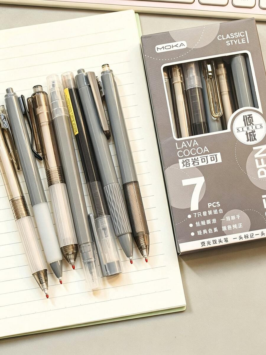Set kancelarijskog pribora Lava Cocoa serije od 7 komada