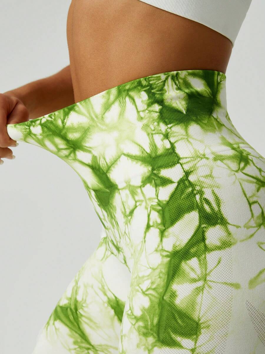Ženske modne ombre pantalone za jogu  za trening, bešavne uske helanke sa visokim strukom