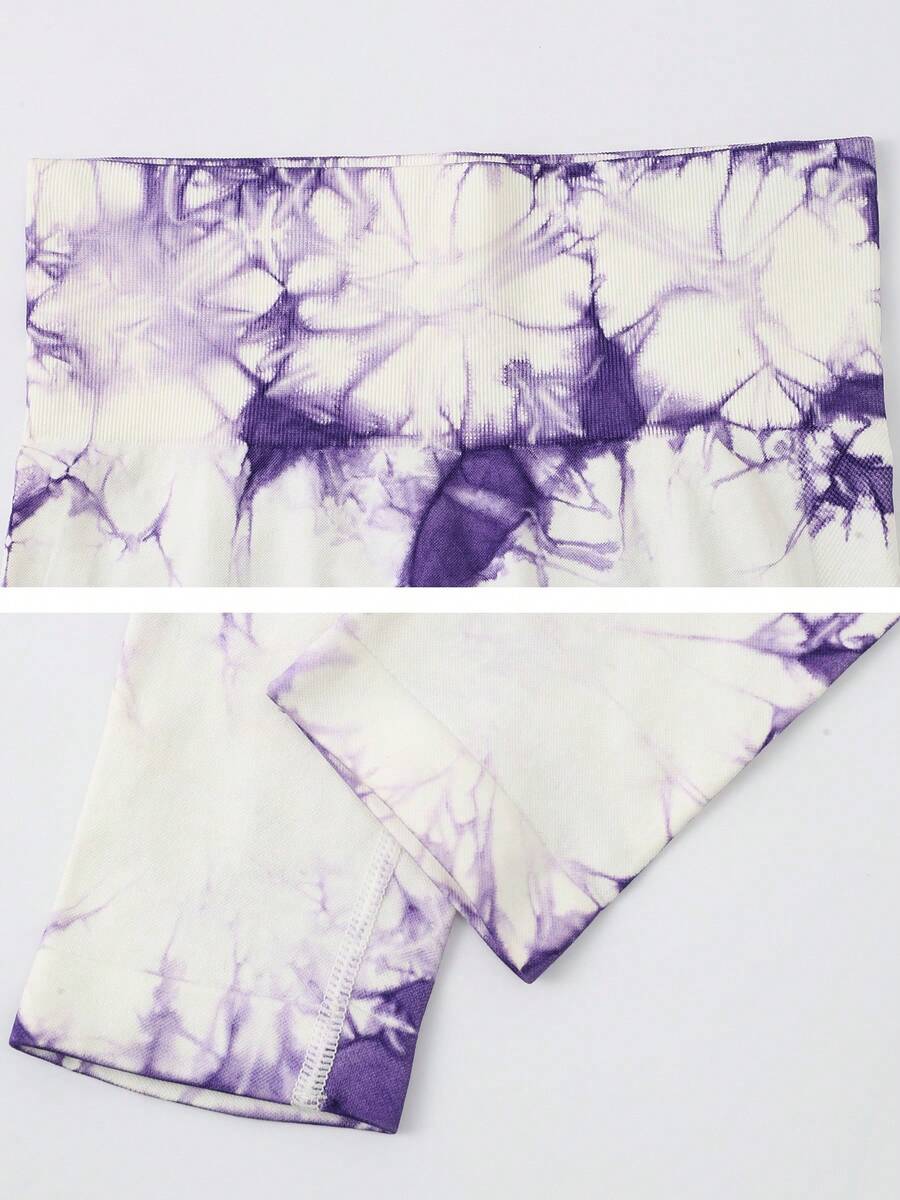 Ženske modne ombre pantalone za jogu  za trening, bešavne uske helanke sa visokim strukom