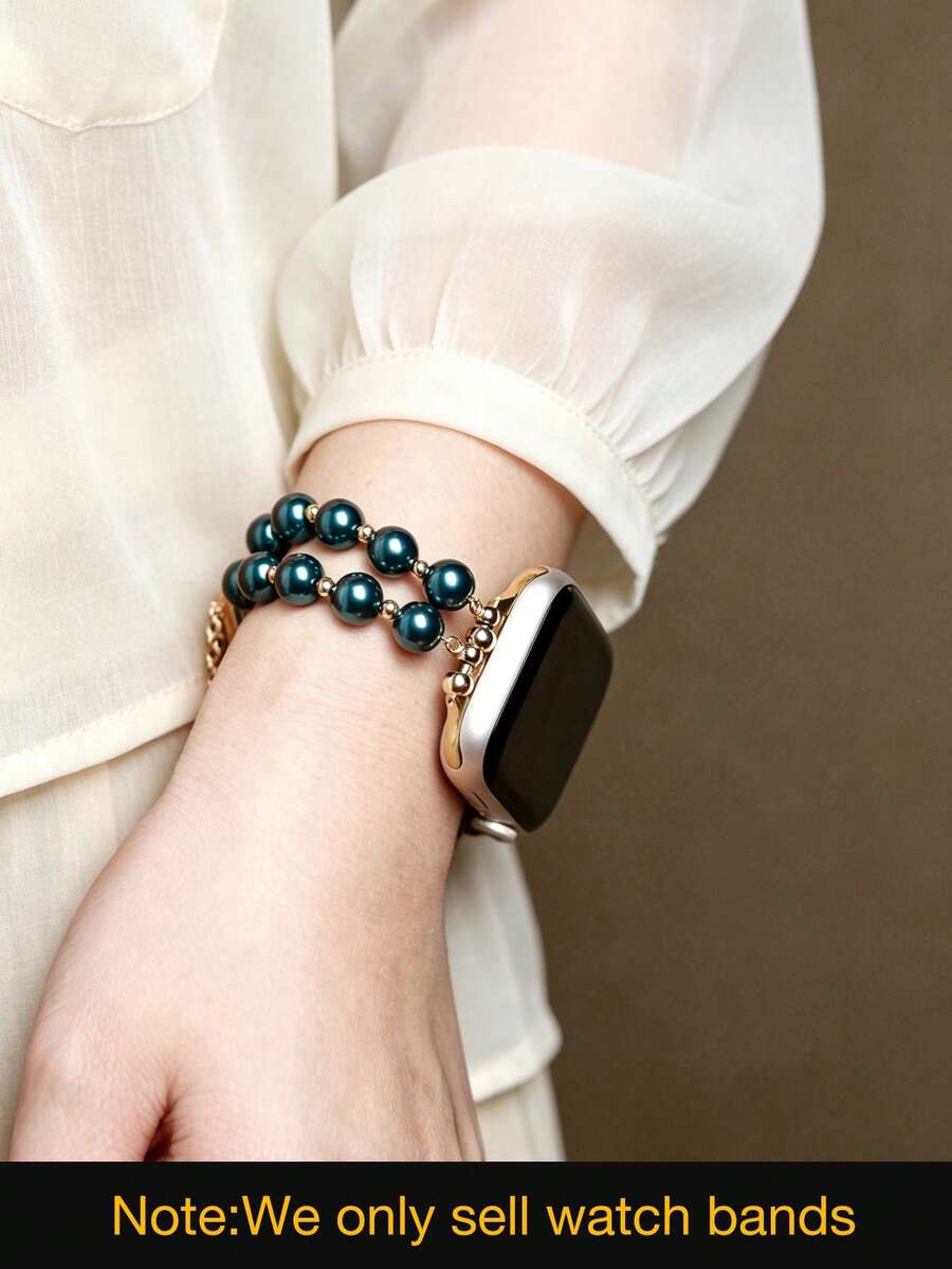 Luksuzna metalna narukvica za sat za žene u zlatnoj boji sa lancem, odgovara za 38/40/41/44/45/49/42/46 mm za Apple Watch S11/SE3/Ultra3/Ultra/SE/SE2/10/9/8/7/6/5/4/3/2/1