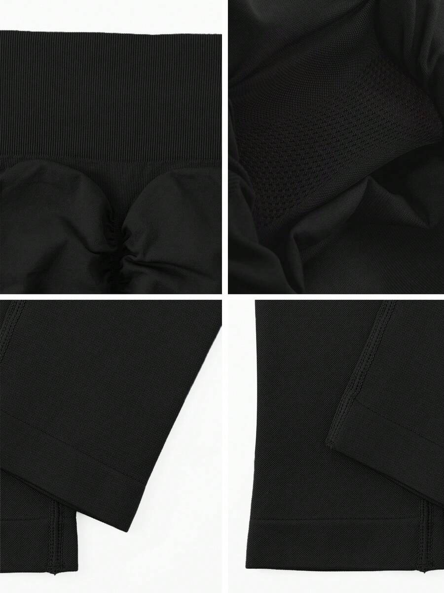 Ženske modne ombre pantalone za jogu  za trening, bešavne uske helanke sa visokim strukom