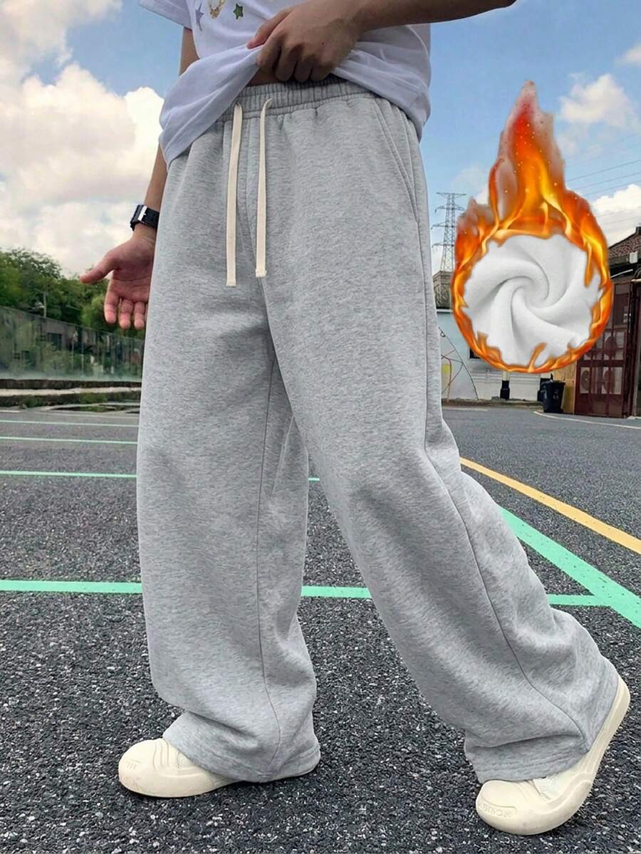Muške trenerke sa pertlom i ravnim nogavicama