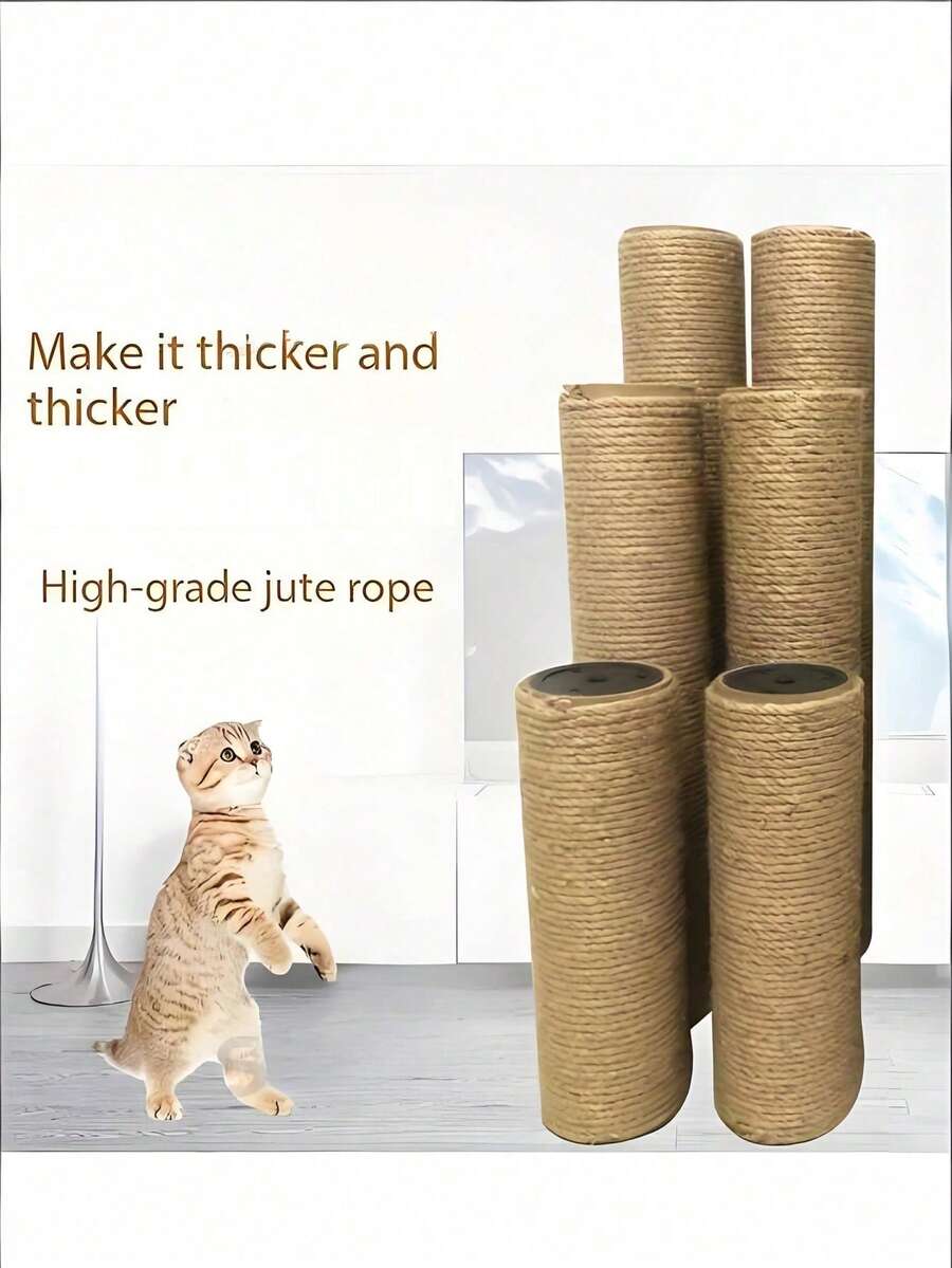 Stub za grebanje od sisal konopa, vertikalni dodatak za mačje drvo