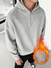 Muška ležerna široka dukserica sa kapuljačom , 2026. jesen/zima