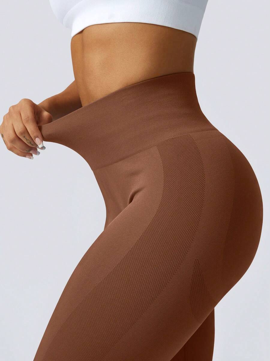 Ženske modne ombre pantalone za jogu  za trening, bešavne uske helanke sa visokim strukom