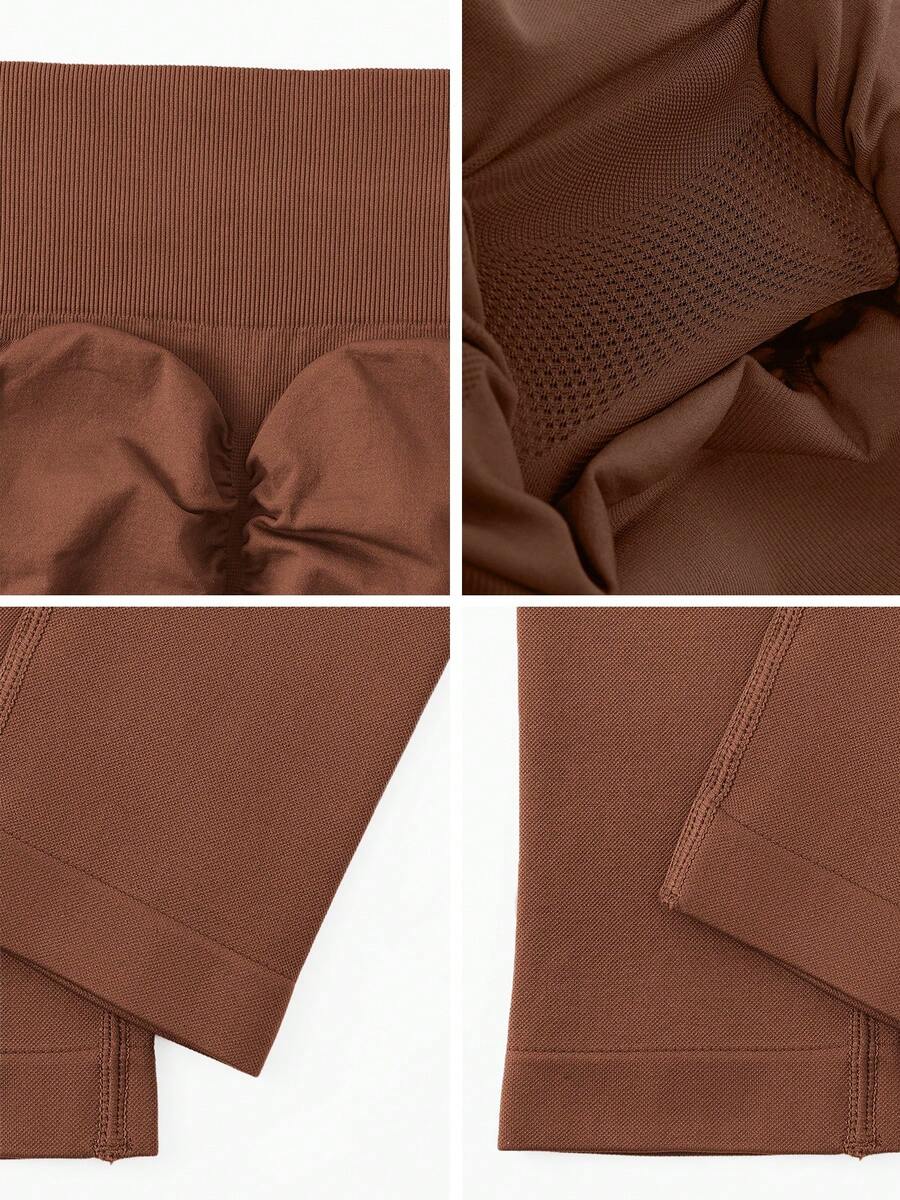 Ženske modne ombre pantalone za jogu  za trening, bešavne uske helanke sa visokim strukom