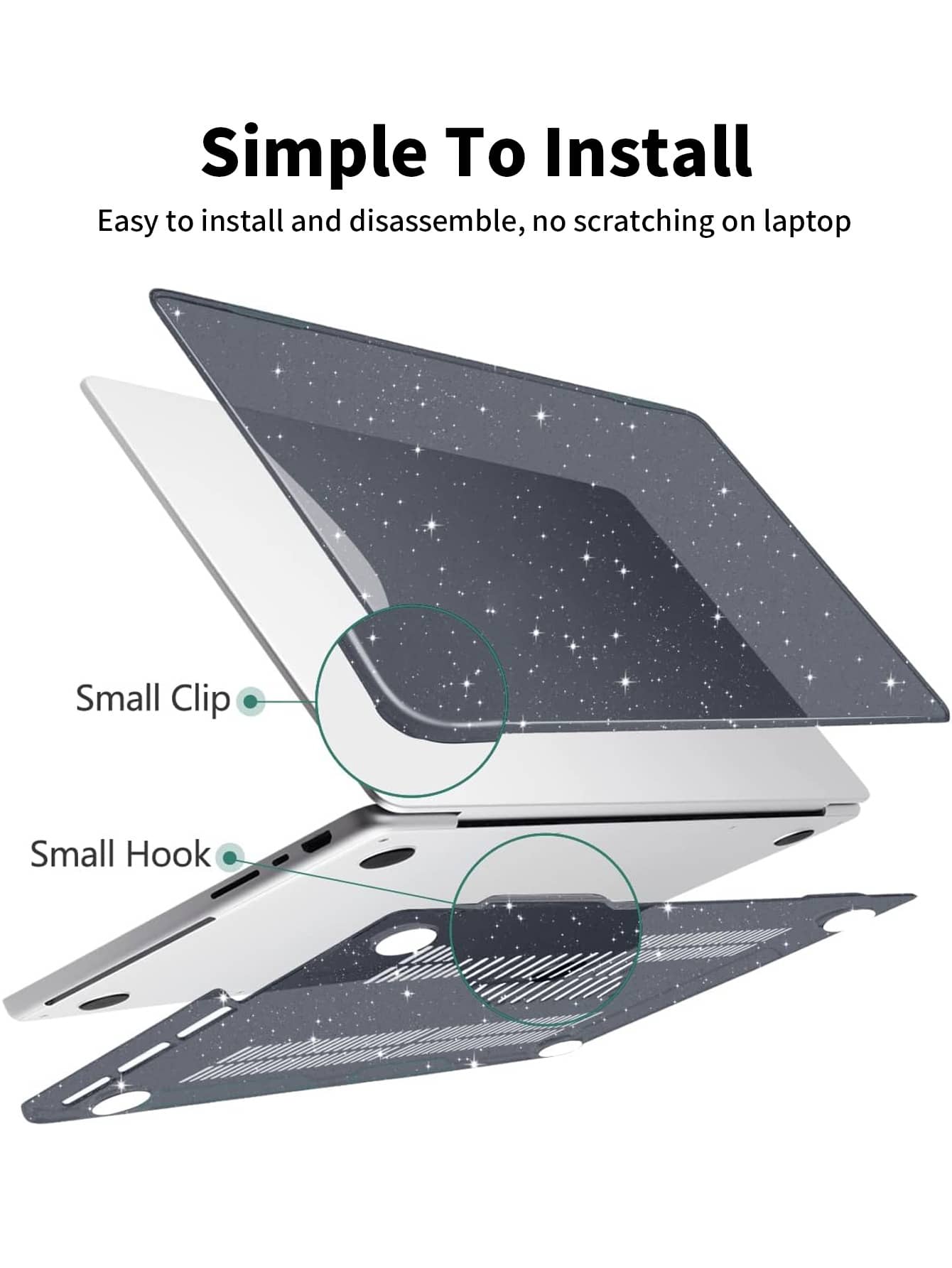 Plastična zaštitna futrola , kompatibilna sa Macbook