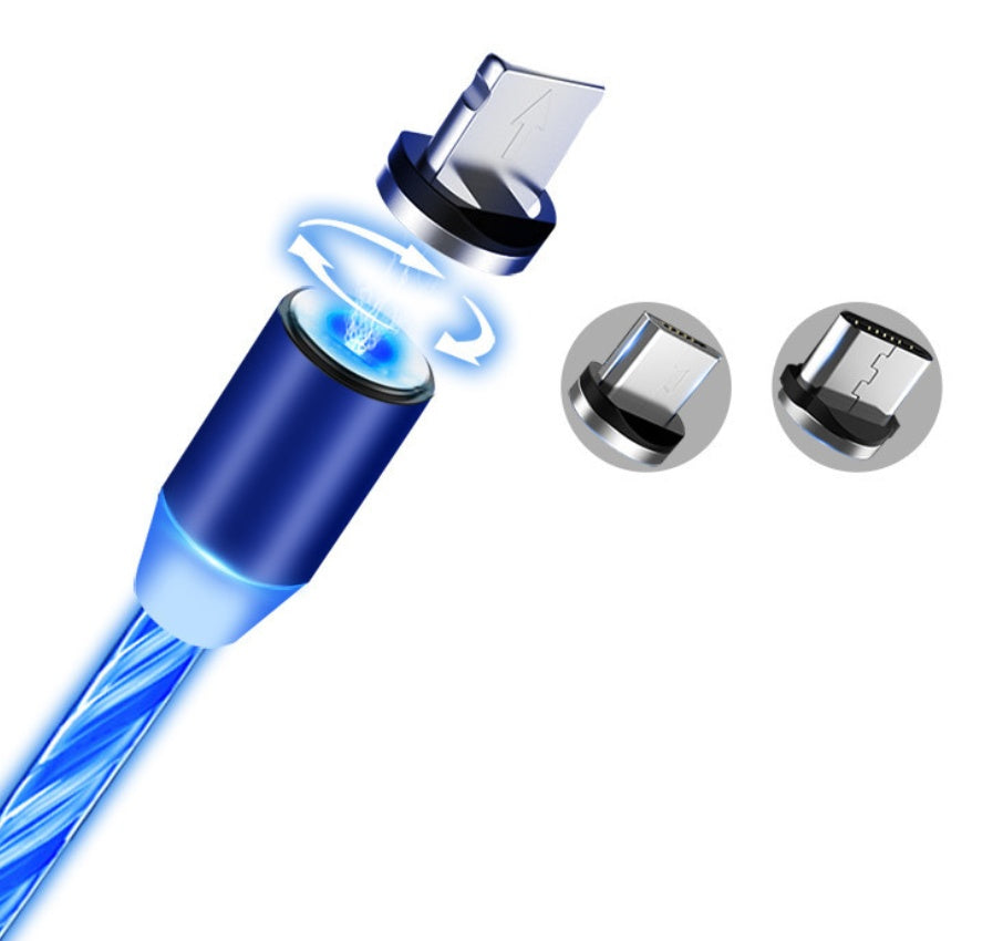 Flowing Light Magnetic Streamer  Kabl– kompatibilan sa Apple, Android i Type-C uređajima