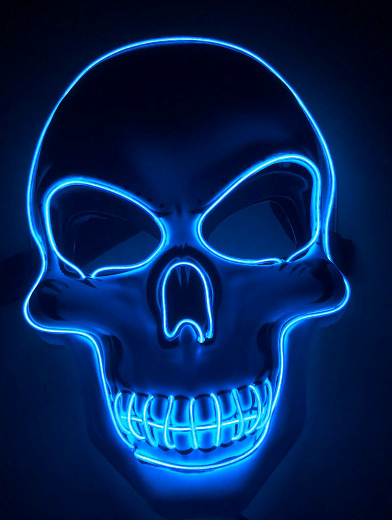 Halloween LED maska