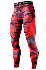 Uske muške sportske pantalone od brzo-sušećeg materijala