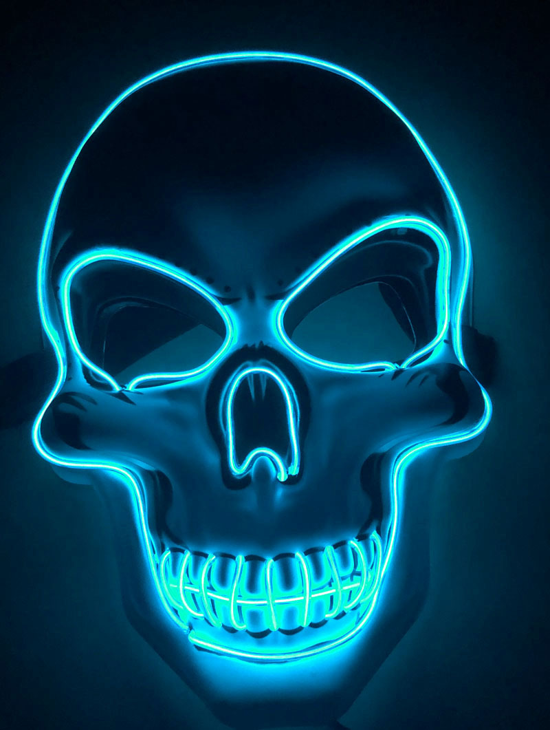 Halloween LED maska