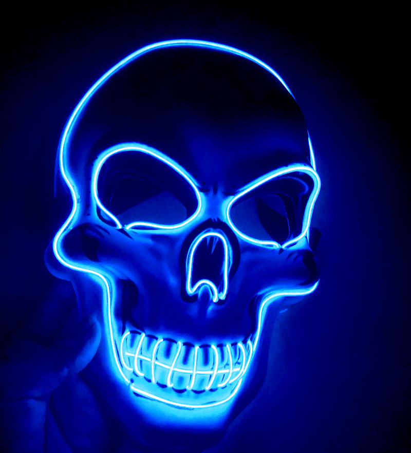 Halloween LED maska